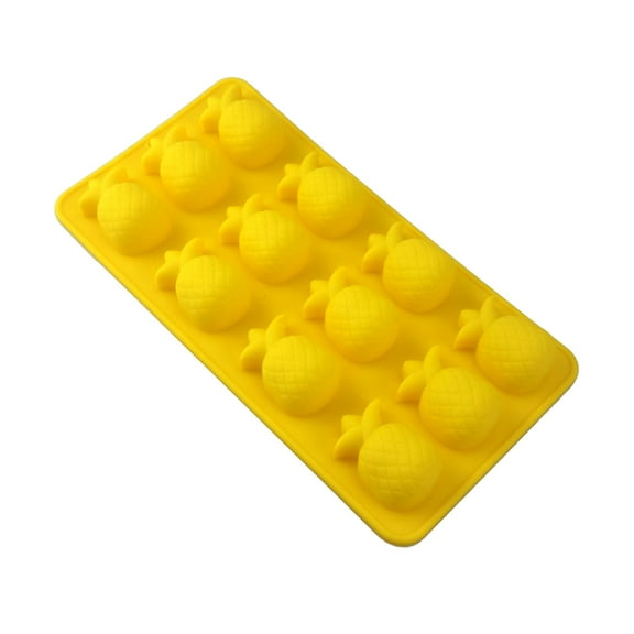 MLINS Pineapple Molds Nonstick Silicone Candy Chocolates Moulds DIY Soap Mold for Home Kitchen (Yellow)