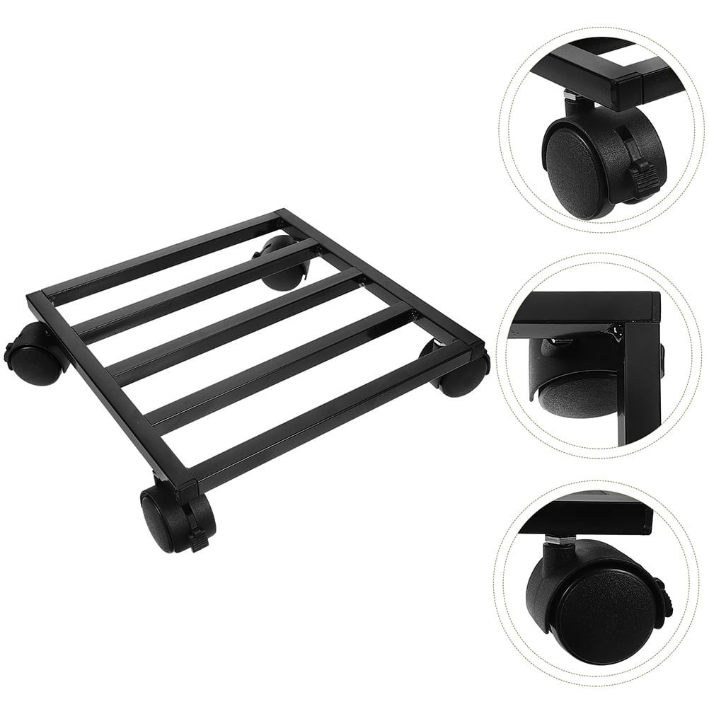 MLINS Plant Moving Stand with Wheels Rolling Plant Rack Potted Plant ...