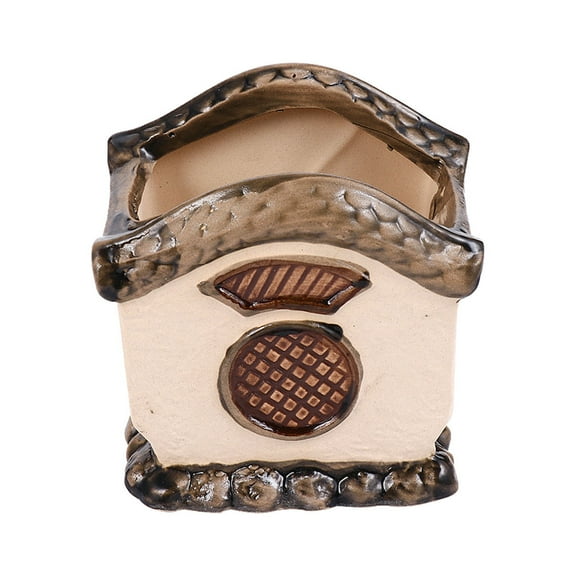 MLINS Plants Pots Indoor Zen Ceramic Flowerpot Lovely Small for Succulents Office