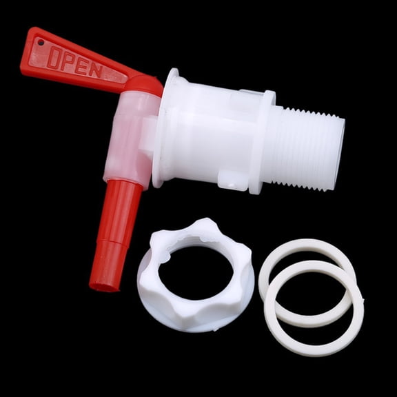 MLINS Plastic Bucket Tap with Red Color for Home Use Suitable for Wine Beer and Durable 1 Set
