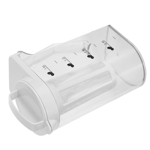 MLINS Plastic Cold Brew Coffee Pitcher with Scale Home Use Fridge Jug Multi Functional Cold Brew Tea Pot Ideal for Cold Brew Coffee and Tea 1.6L