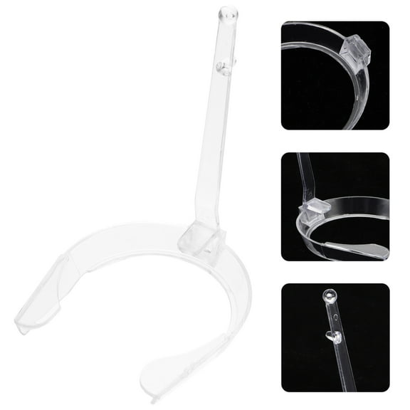 MLINS Plastic Shoes Shaper with Heel Support for Fixing Use Transparent Great for Home Storage and Traveling 10 Pairs