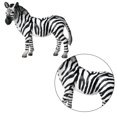 thumbnail image 1 of MLINS Plastic Zebra Decoration Wildlife Ornament for Home or Office with Chic Design 4.5 Inches, 1 of 8