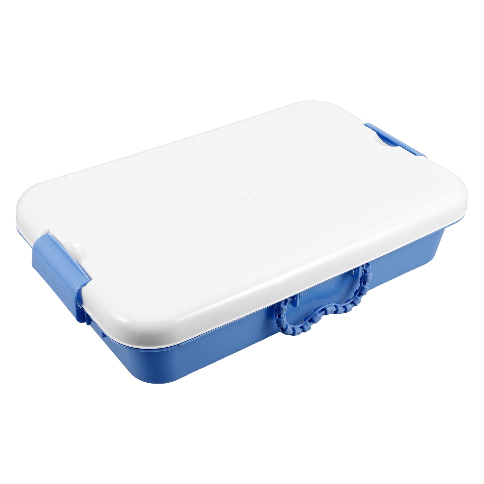 MLINS Portable Plastic Sandbox with Lid 2pcs Handheld Sand Tray Kids Toy Storage Box Multi Use Sand Tray for Small Toys