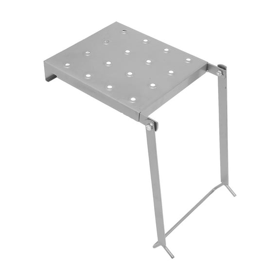 MLINS Portable Platform Iron Work Platform Sturdy Folding Platform Folding Tools Holder Platform Step Holder
