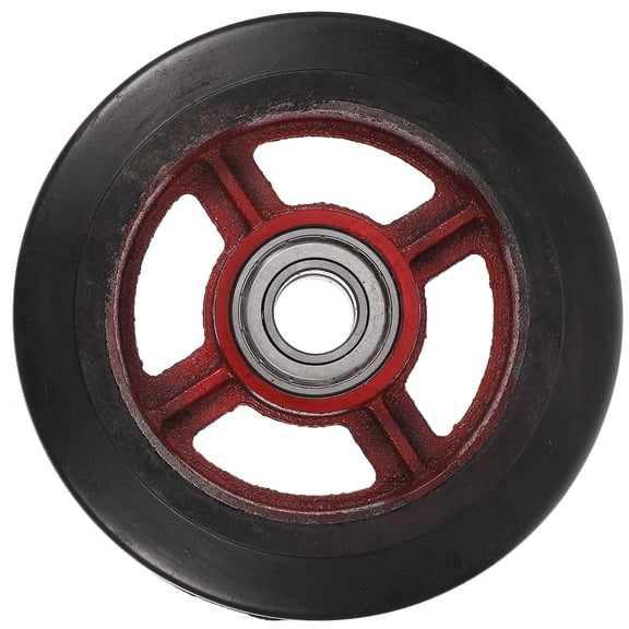 MLINS Professional Garden Rubber Trolley Wheel Wear-resistant Trolley Wheel Replacement