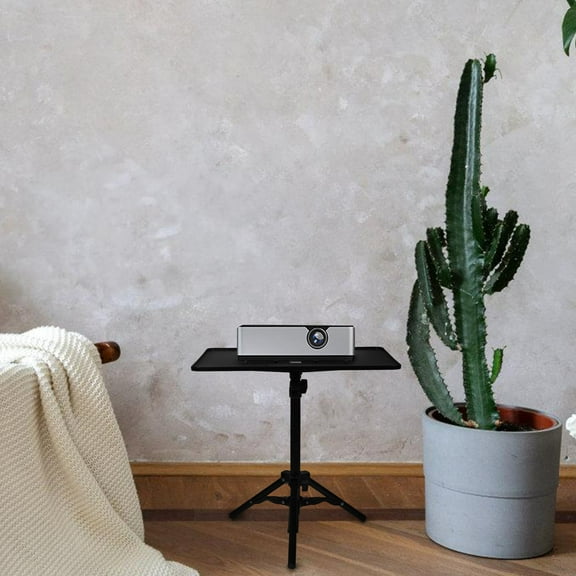 MLINS Projector Bracket Adjustable Tripod Holder Outdoor Stand Black