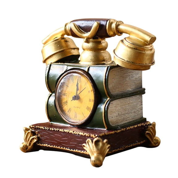 MLINS Decorative Resin Desk Clock for Office, Home, and Housewarming , Stylish and Functional Timepiece