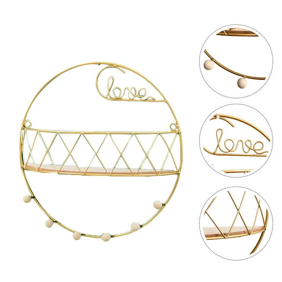 MLINS Racks Clothes Rack Decorative Storage Rack Small Decor 35.00X35.00X10.00CM