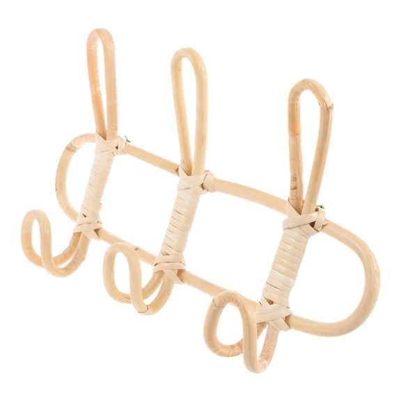 MLINS  Rattan Hook Racks Hooks for Hanging Hanger Coat Hangers Clothing