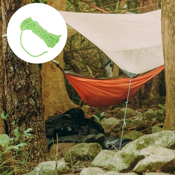 MLINS Reflective Hiking Rope for Outdoor Camping, Travel Safety Gear, Durable and Visible Cord for Night Use