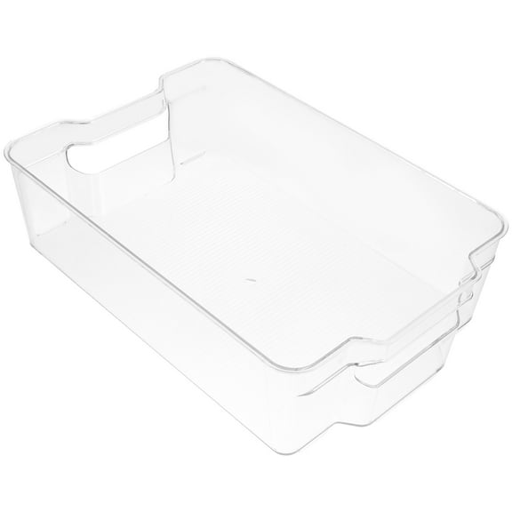 MLINS  Refrigerator Storage Box Container Beverages Beer Fridge Transparent