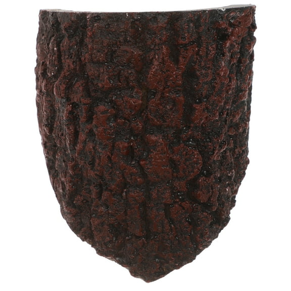 Raindrops Reptile Cave Hideout for Snake Bearded Dragon Gecko Realistic Resin Tree Trunk Design Snake Hide for Terrarium and Aquarium Decor