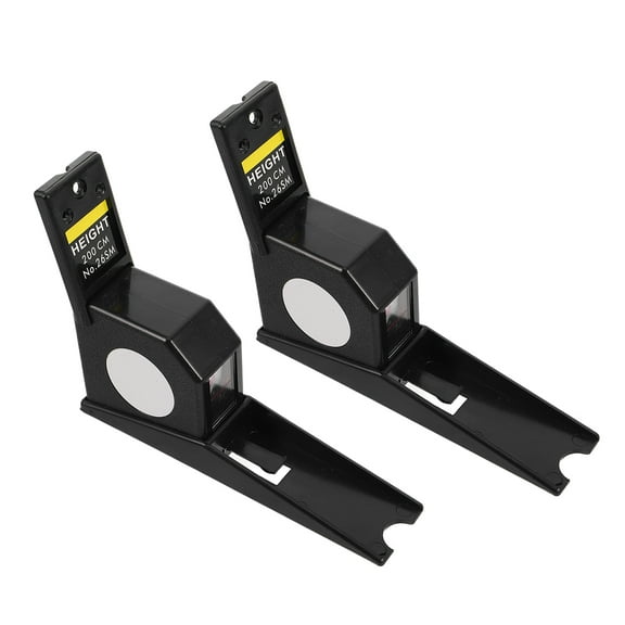 MLINS Retractable Wall Mounted Height Measuring Tape for Kids and Adults with Wall Plate Portable ABS 2pcs