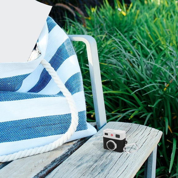 MLINS Retro Camera Shaped Earphone Protector Case Delicate Earbuds Sleeve for Cordless Earphones Earphone Case Cover for Travel Compatible with Airpods 3rd