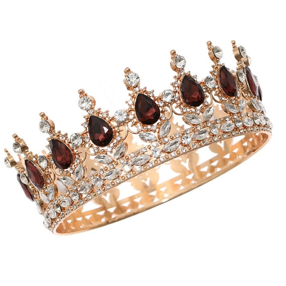 DINHEAROM Elegant Style Forehead Crown Women Holiday 1Set 5.1x2.2in