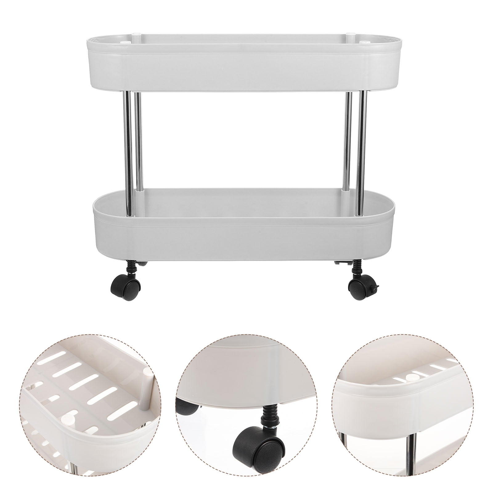MLINS Rolling Storage Trolley on Wheels Kitchen Shopping - Walmart.com