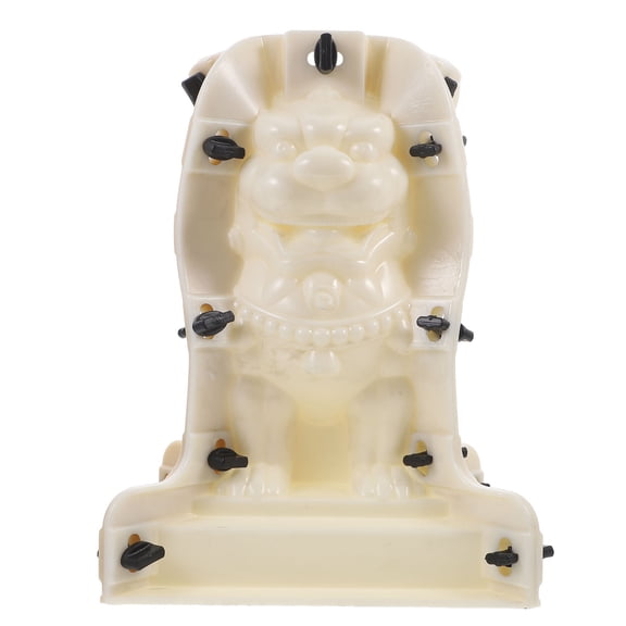 MLINS Roman Column Mold for DIY Balustrade Decoration Beige Plastic Lightweight and Durable 6.5 Inches