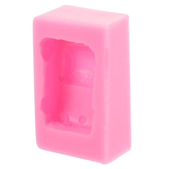 DINHEAROM Rosy Silicone Mold Car Shaped For Baking Tool Cheese Cake Moulds 1Pcs 3.3x2.8x1.8in