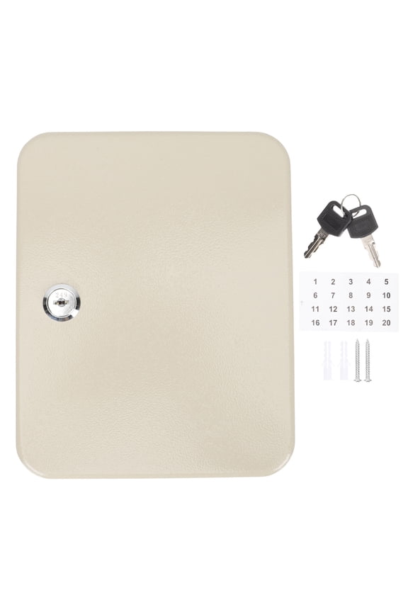 Round Key Holder for Wall Cabinet Organizer Box School Security