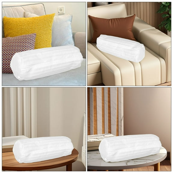 DINHEAROM Neck Roll Pillow Cover for Home Decor 1Pcs 19.65X7.86X7.86in