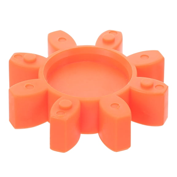 YUYUETIME Jaw Coupling Spider Insert Orange Rubber Flexible Pad for Machine Stability