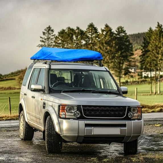 MLINS SUV Roof Rack Storage Cover Car Roof Rack Cargo Basket Cover Waterproof Weatherproof SUVs Protector for Winter Snow Sunshade