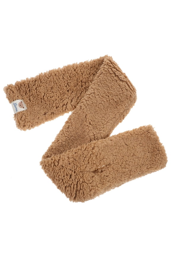 Scarf for Winter Furry Wrap Female Ski Warmth Child Miss Khaki