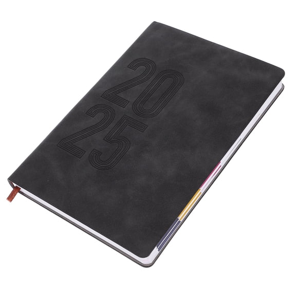 MLINS  Schedule Notepad Large Organizer Wedding Notebooks Work Black