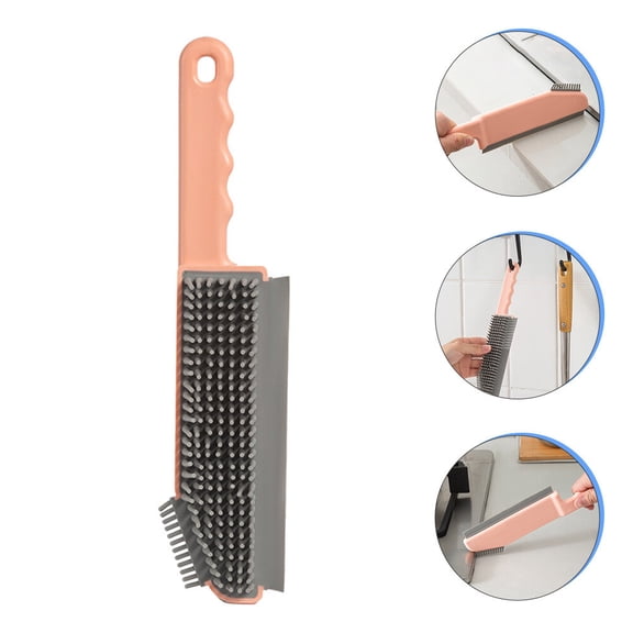 AURARMLET Floor Scrubber Pink PP 1Pcs For Gap Cleaning