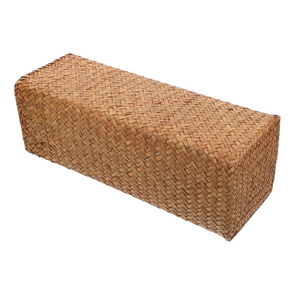 MLINS Seagrass Handmade Decorative Vase Tall Woven Floor Centerpiece Vase Dried Flower Holder Basket for Home Decoration