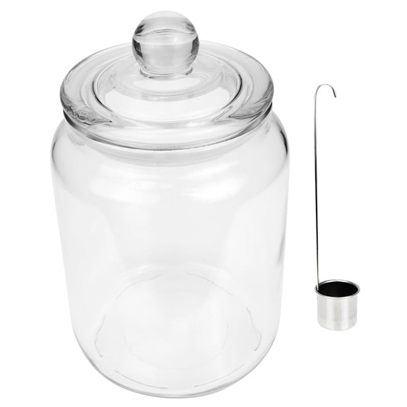 MLINS Sealed Shaped Wine-soaked Glass Bottle Stylish Drink Jar Large Capacity Storage