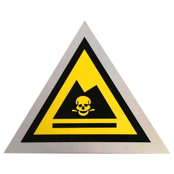 MLINS  Security Camera Sign Caution Signs Game Hazardous Waste