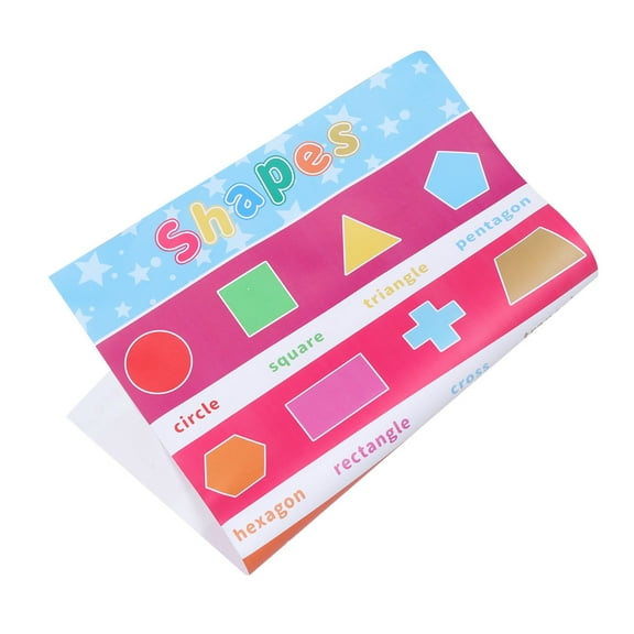MLINS  Shape Educational Plaything Geometric Preschool Posters Child