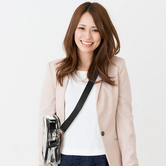 MLINS Shoulder Messenger Bag Square Practical Clear Handbag