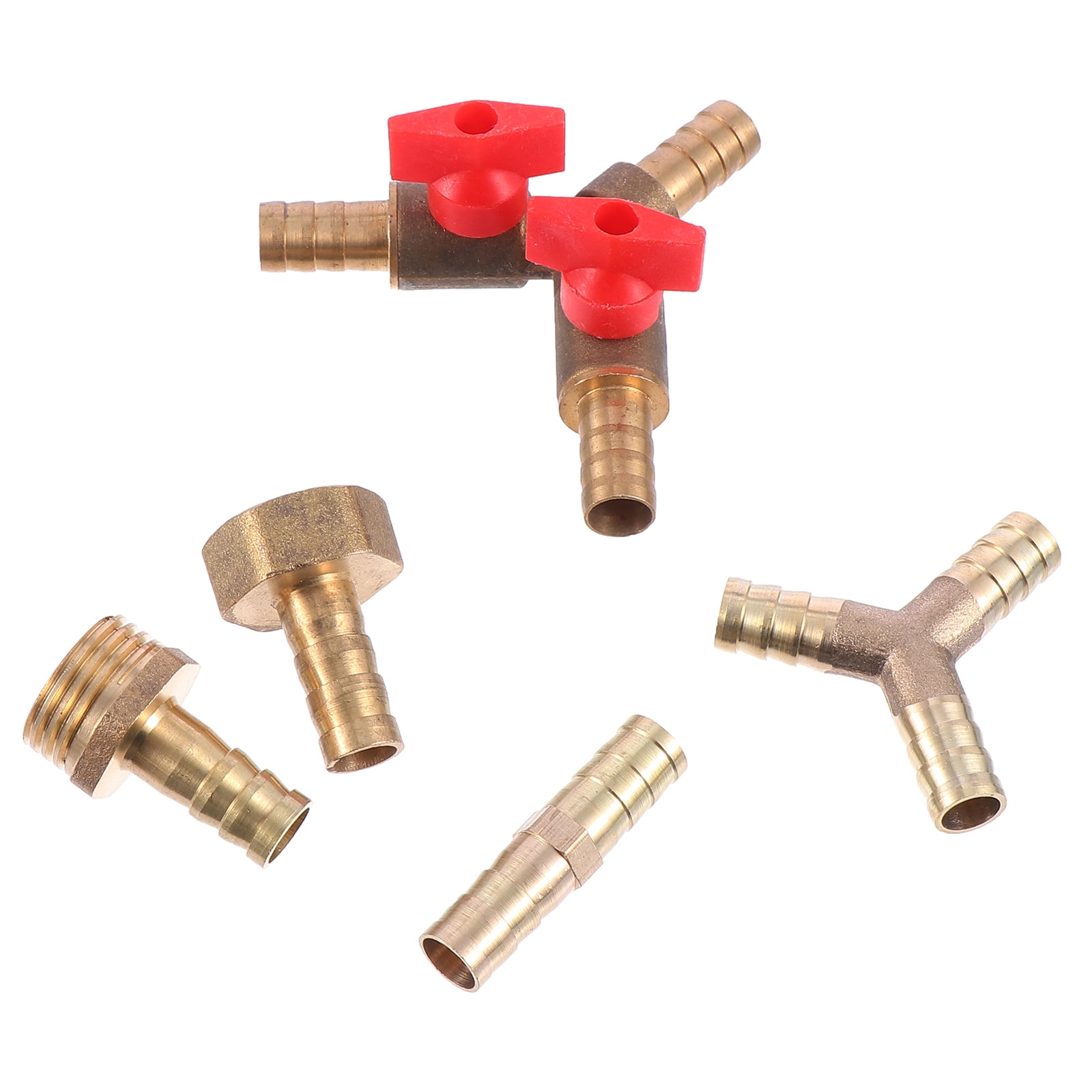 MLINS Shut off Valve Three Way Switch Gas Canister Tubing Fitting 7X7cm ...