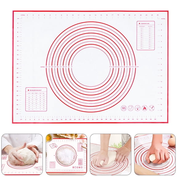 AURARMLET Non Stick Mat Baking PP Plastic 1Pcs 23.6x15.7x0.04In