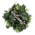thumbnail image 1 of MLINS Simulated Wreath Hanging Welcome Board Fake Garland Welcome Door Sign Decor, 1 of 8