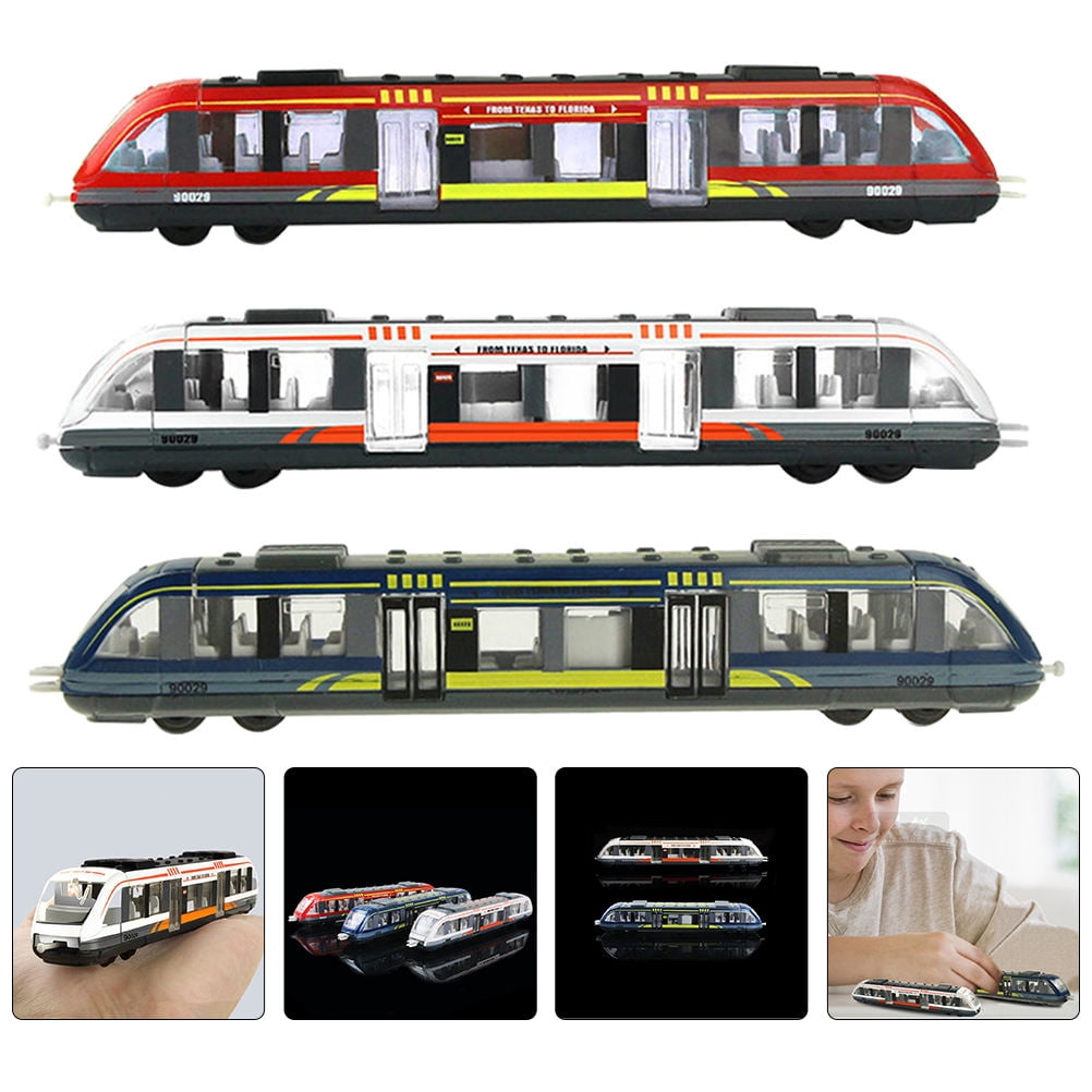 Simulation Train Toy MLINS Simulation Train Set for Boys Age 47 with Alloy Material Assorted ...