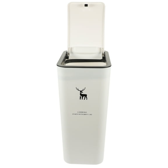 MLINS Slim Kitchen Bin with Lid for Home PP Material Modern and Simple Design 7 Gallons