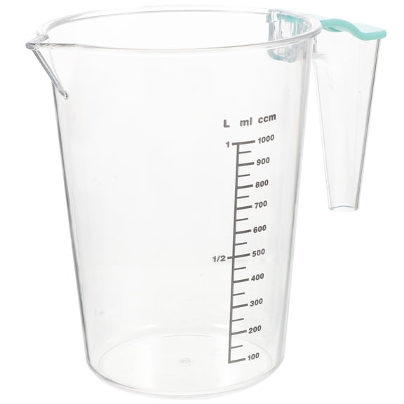YUYUETIME Transparent Liquid Measuring Cup with Graduated Marks for Coffee Tea and Baking