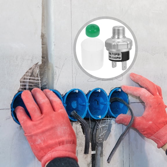 DINHEAROM Air Pressure Switch Multi Metal 1Pack