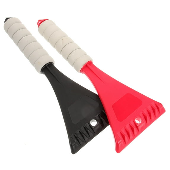 MLINS Snow Shovel Scoop Utility Shovel Ice Scraper Tool for Car Emergency in ABS Assorted Color 2pcs