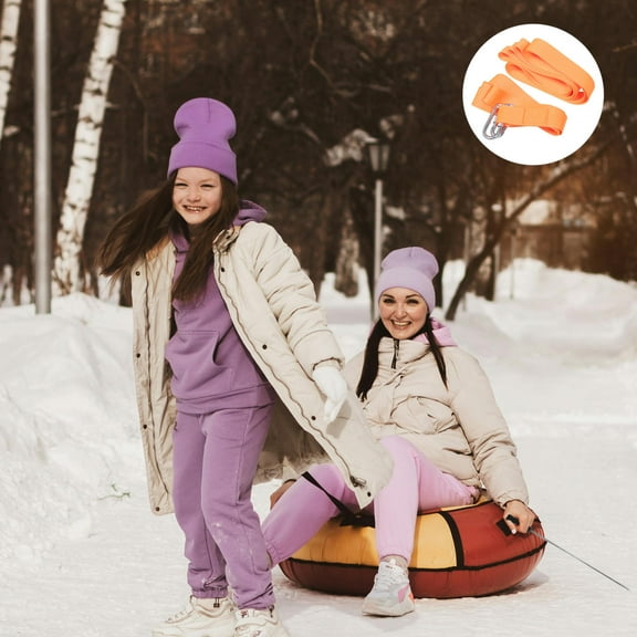 FELTECHELECTR Tow Rope Orange Nylon For Snowmobile 1Pcs