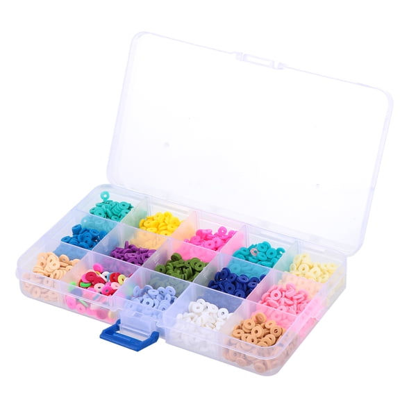 MLINS Soft Ceramic Beads Mini Letter Bulk Clay Kit Jewelry Spacer
