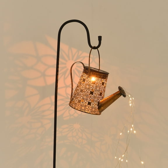 MLINS Solar Garden Decor Lamp with Warm Lighting Effect for Outdoor Use IP65 Waterproof 8.5 Inches