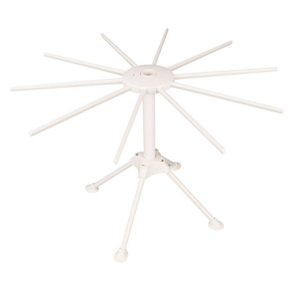 DINHEAROM Folding Noodle Drying Rack White 1Pack 16.5X16.5X11.1In