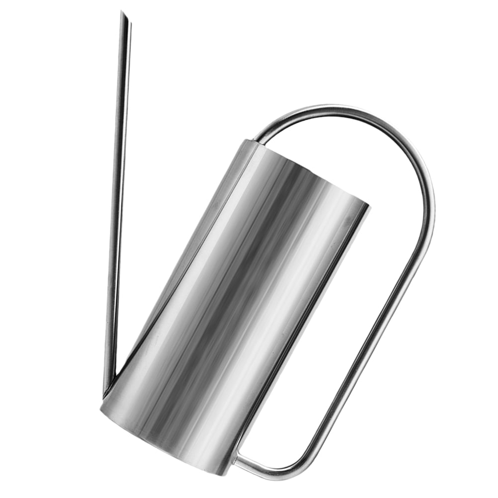 FELTECHELECTR Small Indoor Watering Cans Stainless Steel Silver 1Set