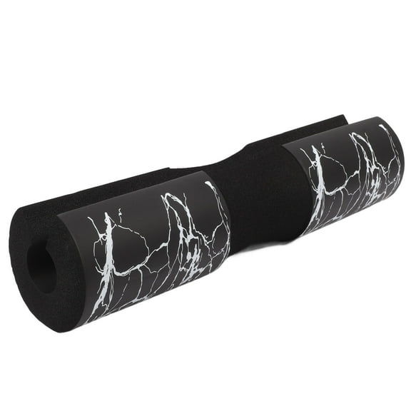 MLINS Squatting Pad for Neck Barbell Cushion Hip Thrust Body Sponge Miss Black