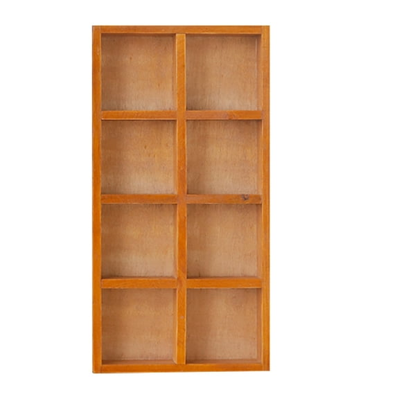 YUYUETIME Rectangular Small Storage Boxes Antique Vintage Color 1Pack 12.9X6.5X1.6In